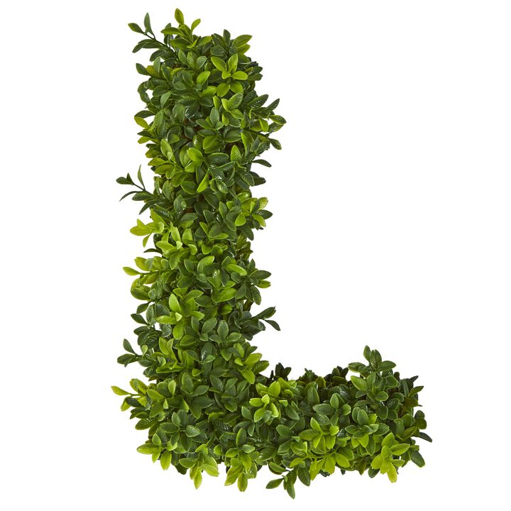 Hivvago "LOVE" Boxwood Artificial Wall Decoration (Indoor/Outdoor)