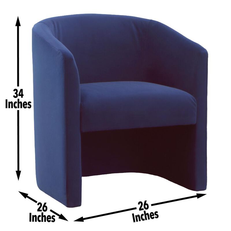 Iris Upholstered Dining/Accent Ch Indigo