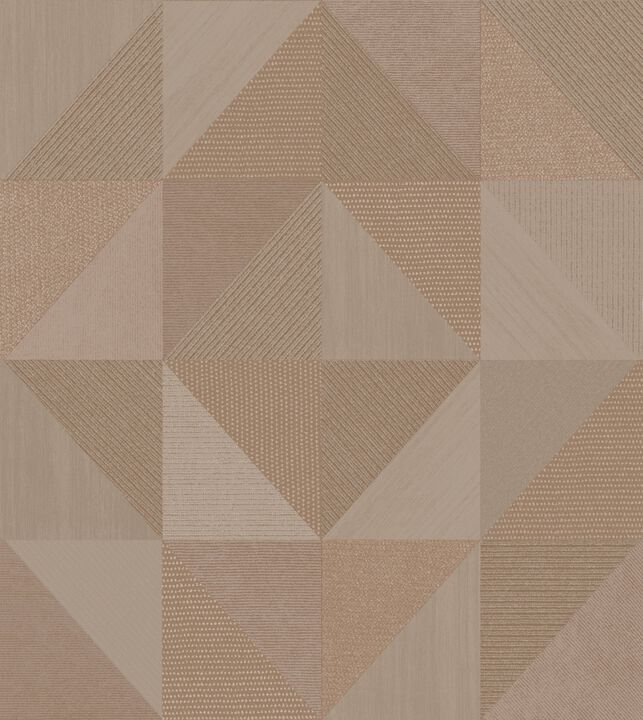 Italian Textures 4 Geometric Brown Wallpaper IT32414