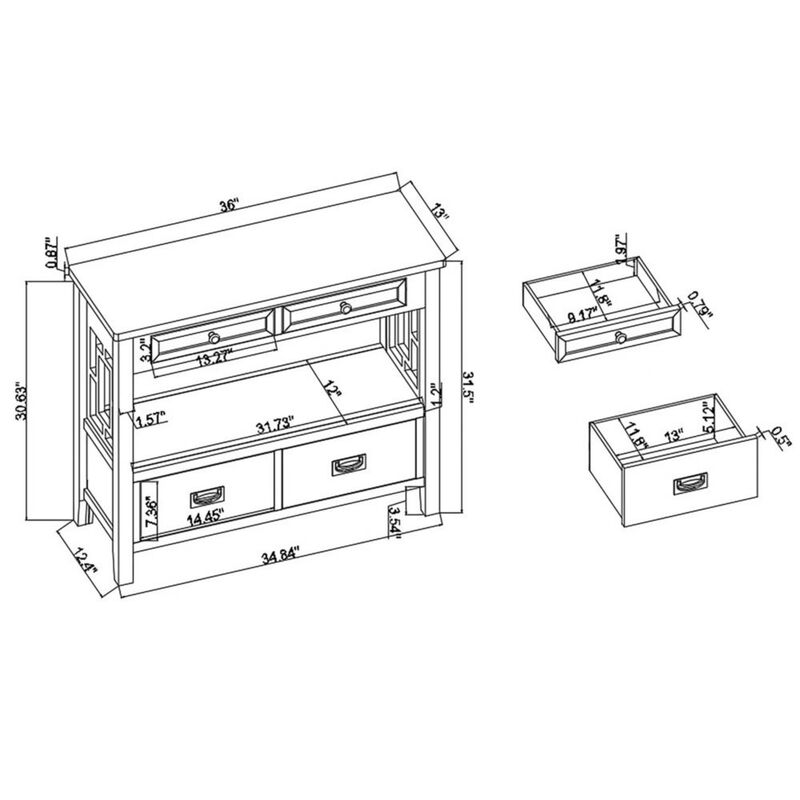 Fafsti Console Table image number 9