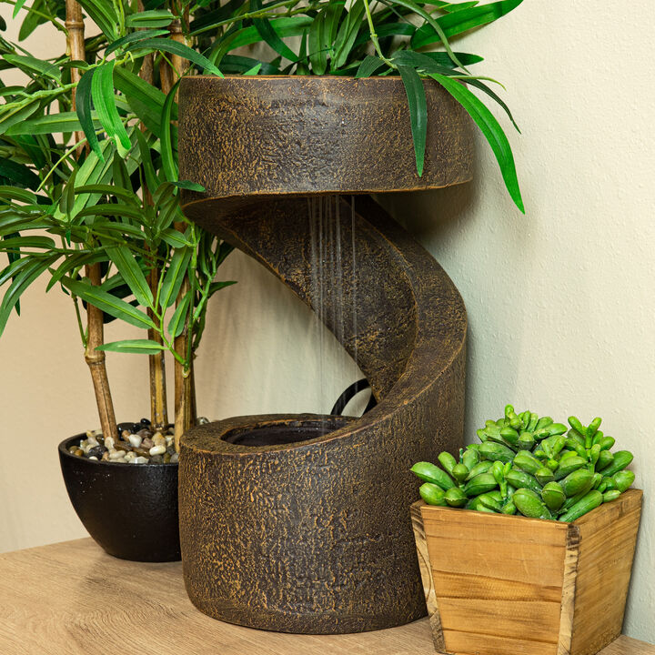 Winding Showers Tabletop Fountain