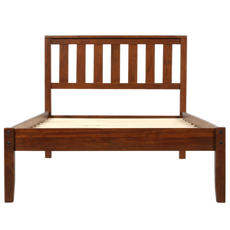 Merax Wood Platform Bed with Headboard