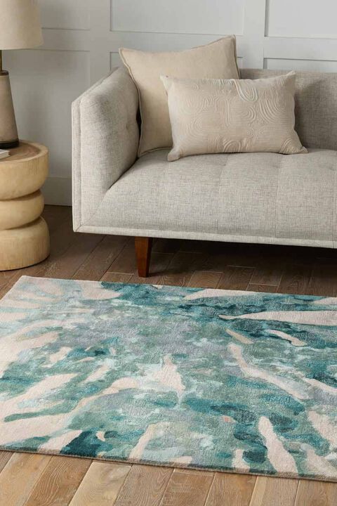 Delray Atoll Silver Pine 9' x 12' Rug
