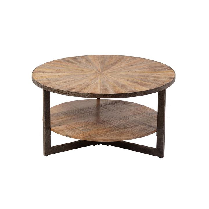 Carolina Living Chelsea Round Coffee Table - Natural