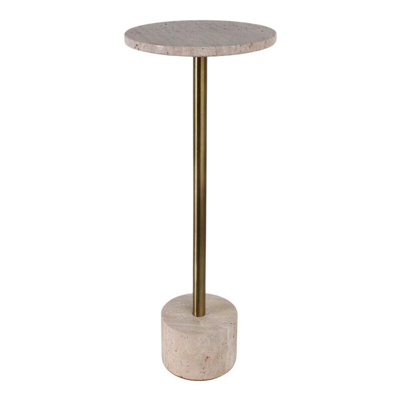 Travertine Accent Table image number 2