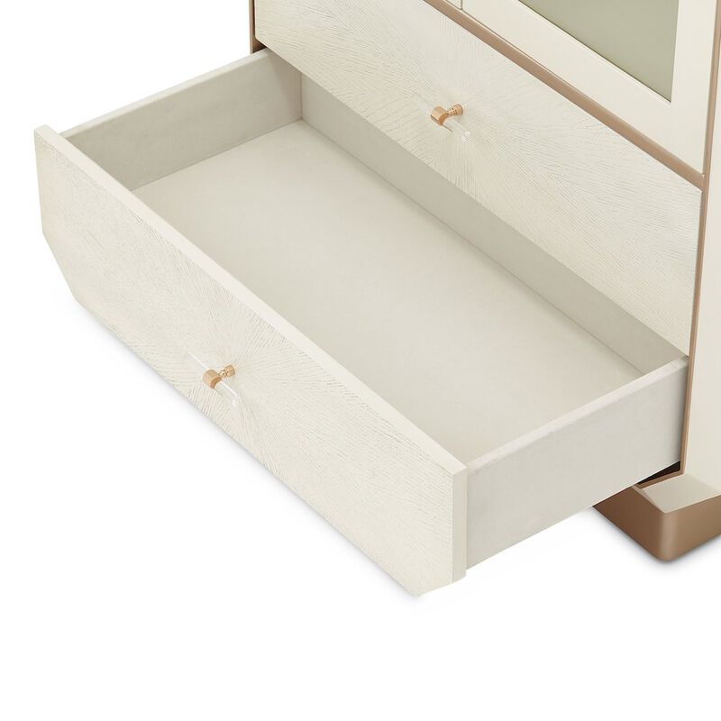 Michael Amini La Rachelle Display Cabinet - Champagne