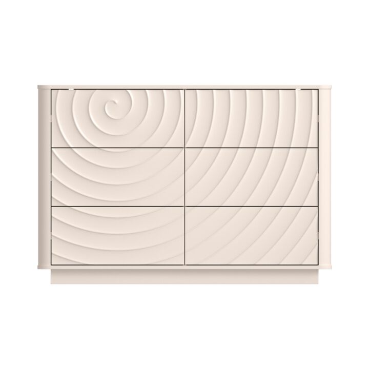 Vudnox 6 Drawer Dresser