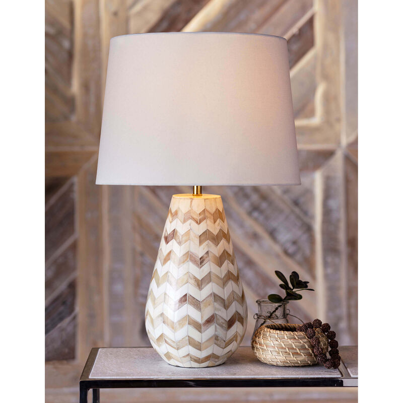 Cassia Chevron Table Lamp