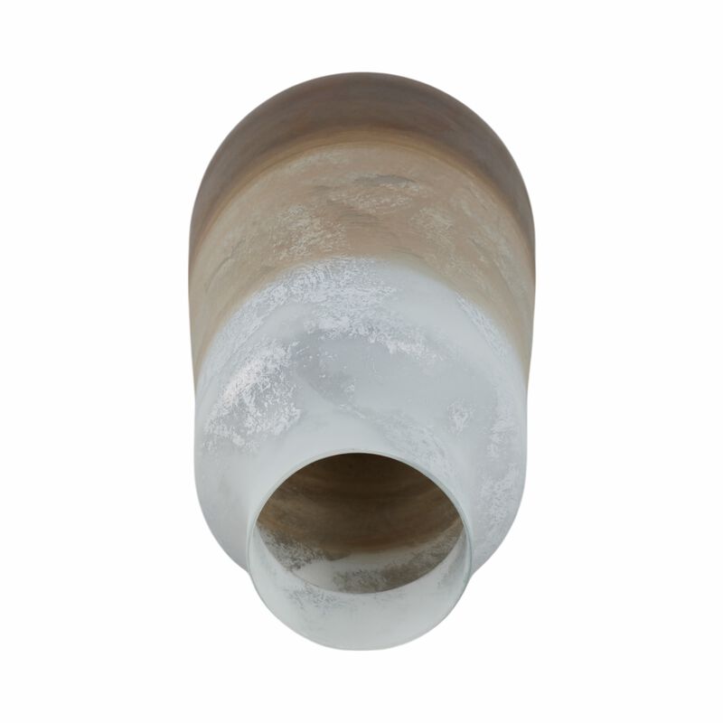 17" Gold Ombre Glass Vase image number 5