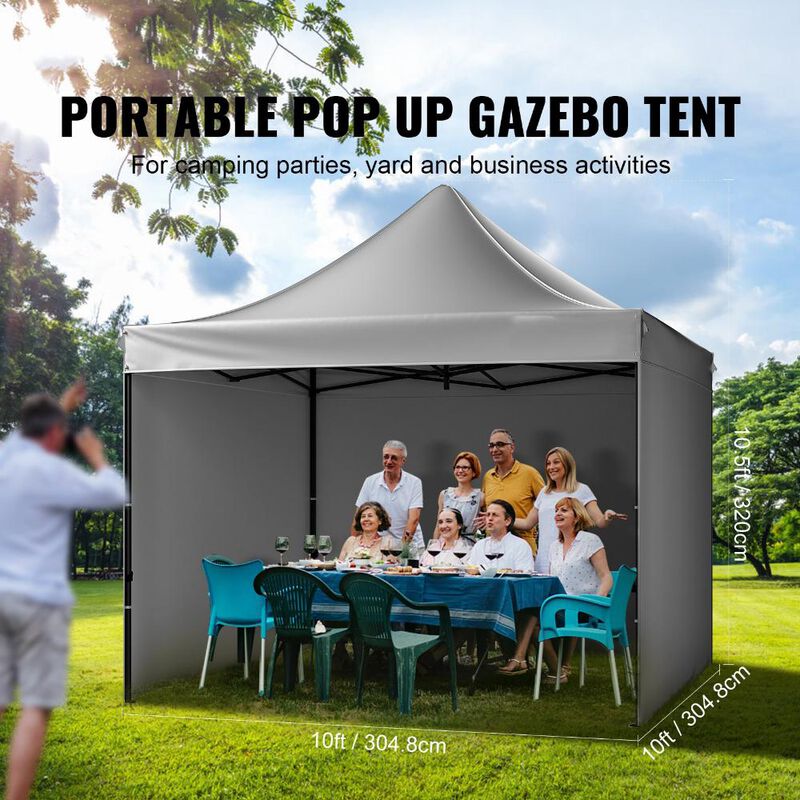 Waterproof Pop Up Tent with Removable Walls and Wheels for Outdoor Gatherings