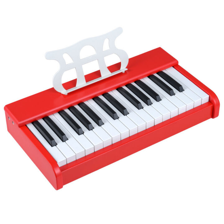 30 Keys Kids Digital Piano Keyboard with Music Stand for Beginner Children Age 3 Plus