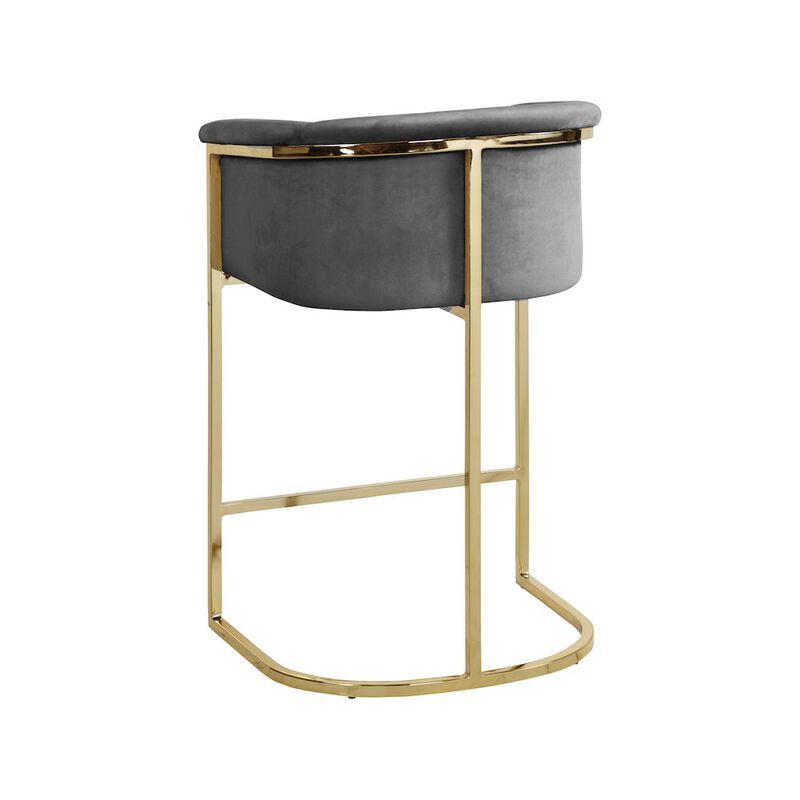 Meridian Furniture Donatella Velvet Stool