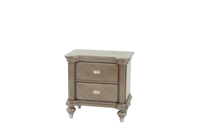 Streamdale Nightstand In Champagne
