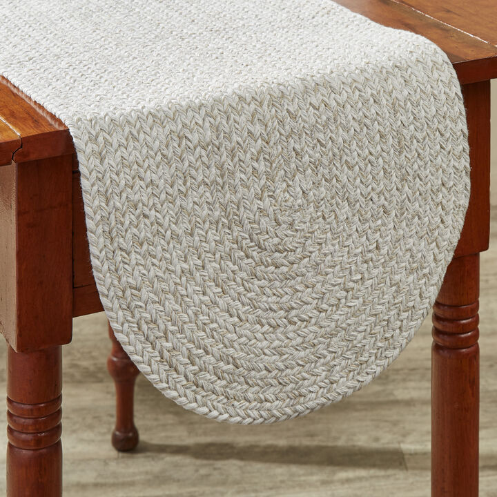 Park Designs Sea Salt Spice Bin Braided Table Runner 15" X 54"
