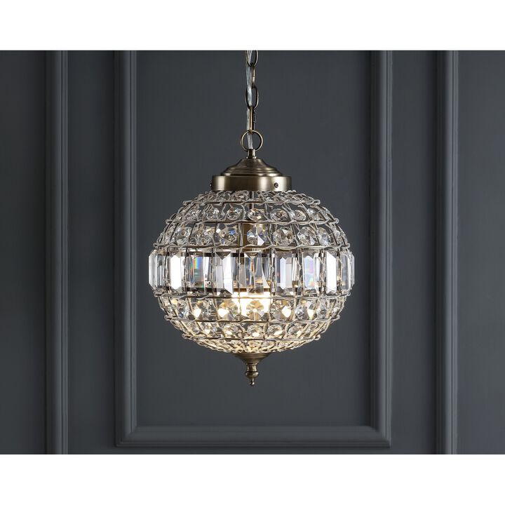 Georgina Crystal/Metal LED Pendant