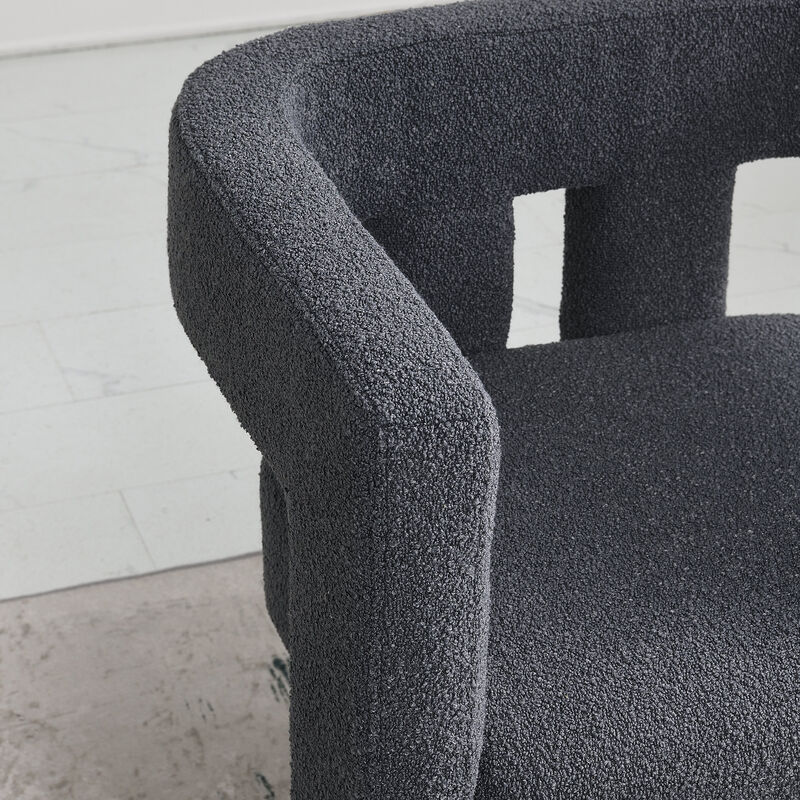 Hal Modern Boucle Armchair Set