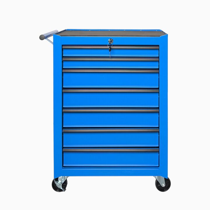 ELEMENT ACE 7-Drawer Rolling Metal Tool Chest with Ball Bearing Slides, Casters, Steel Frame for Garage Workshop Job Site Storage