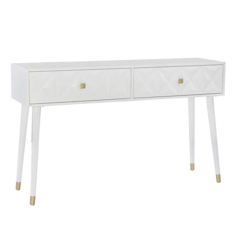 Linon Geo Console White image number 0