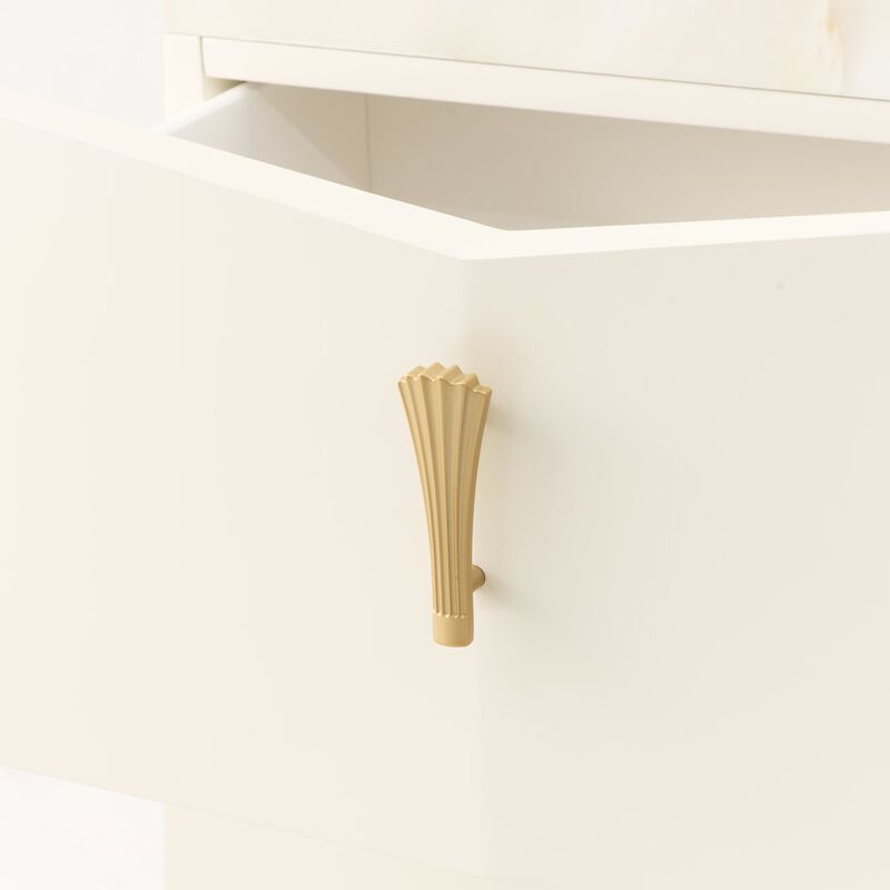 Michael Amini Fantosini Dresser - Creamy Pearl image number 9