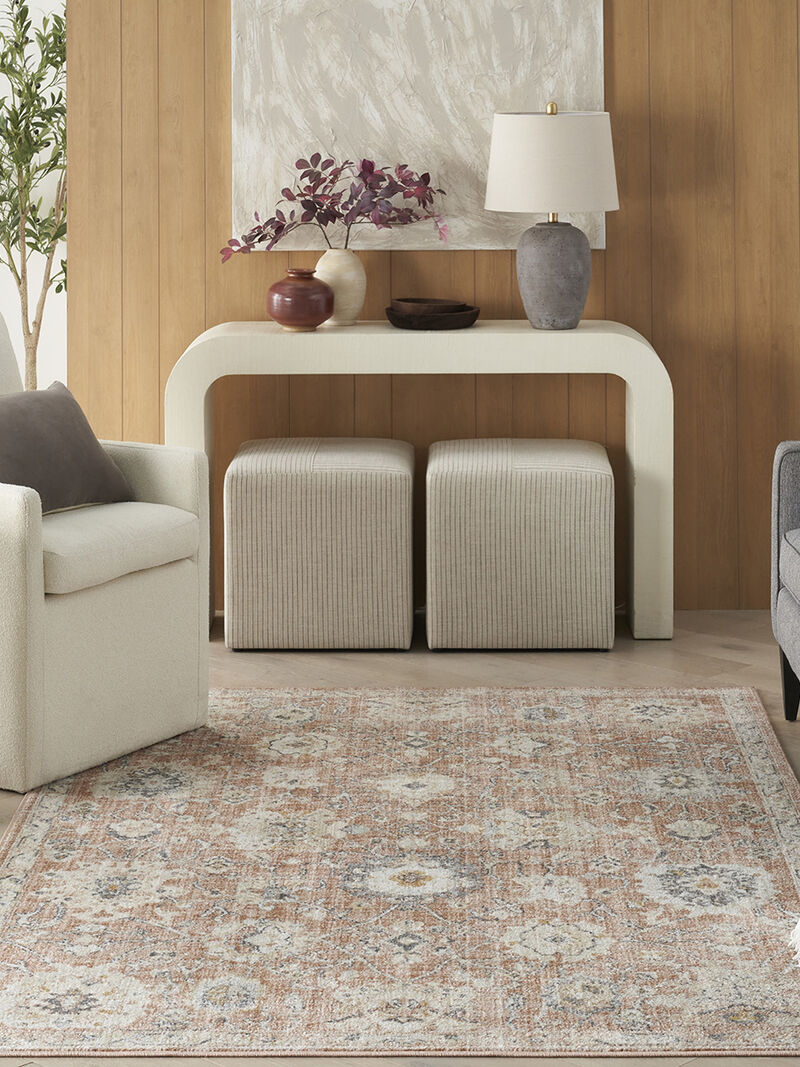 Oushak Home OUS01 Rust 5'5" x 7'3" Rug