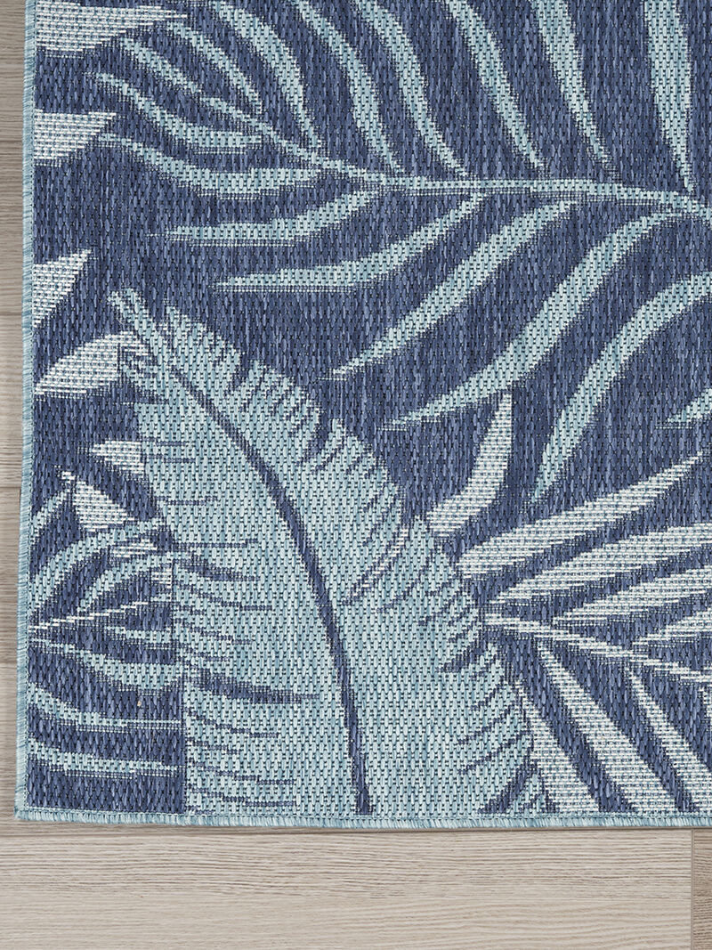 Garden Oasis GOA02 Navy 4' x 6' Rug