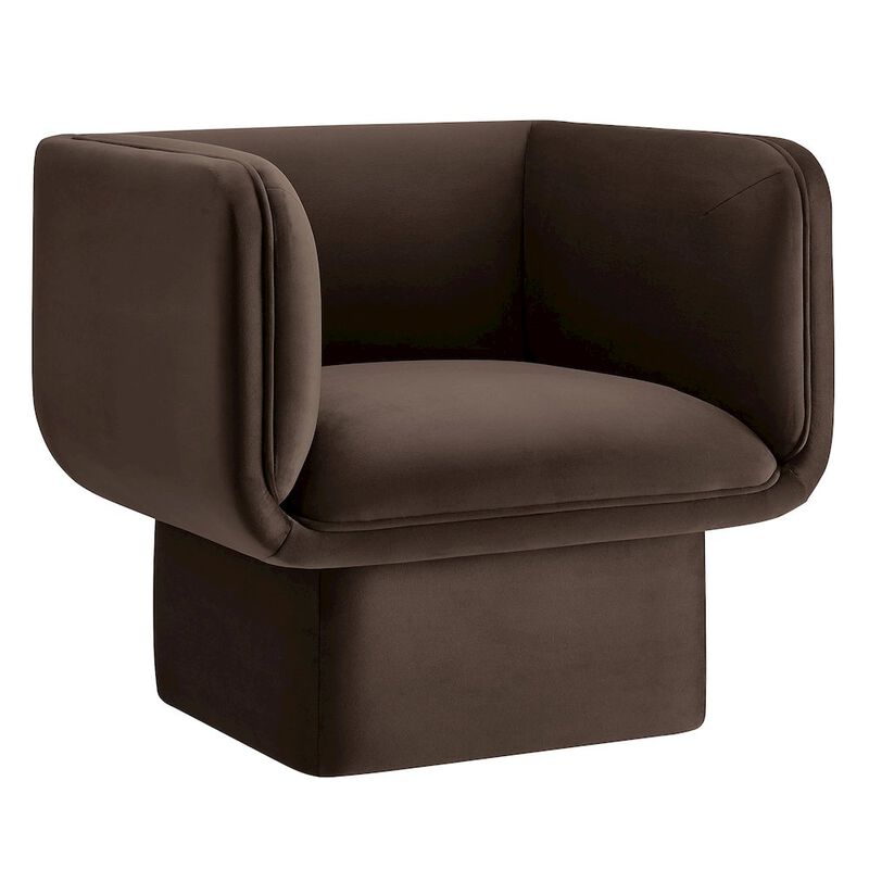 Tate Performance Velvet Accent Chair image number 0