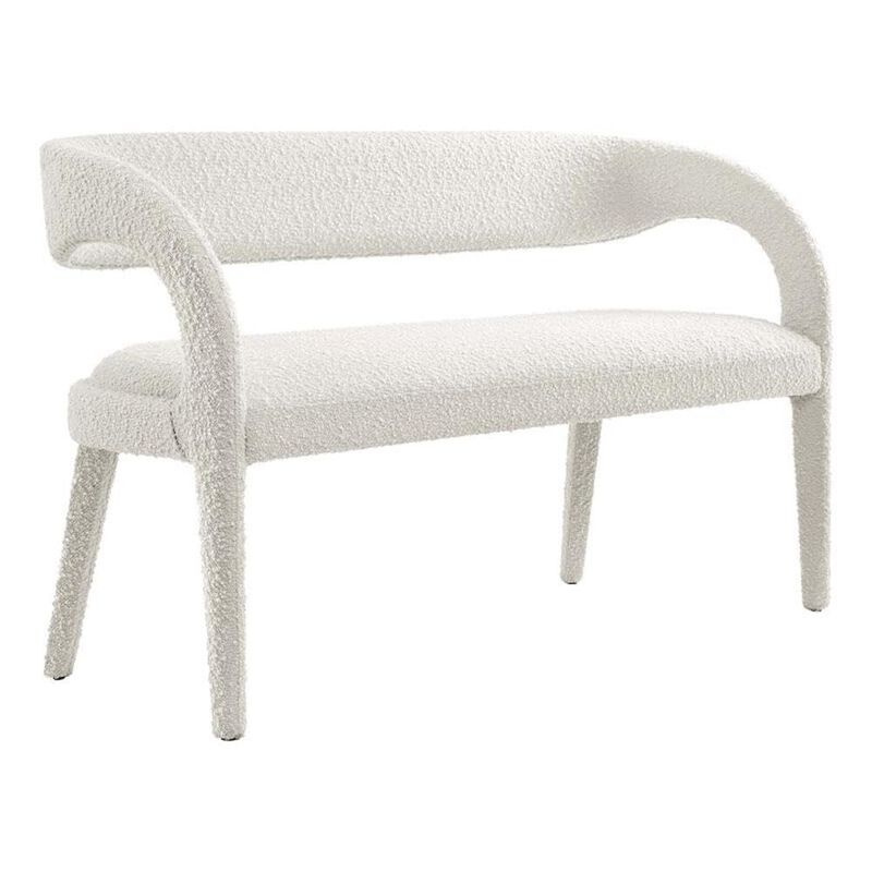 Modway Pinnacle Boucle Fabric Accent Bench in Black image number 0