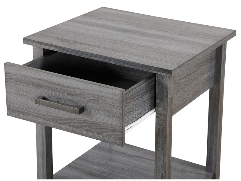 Salem 1-Drawer Nightstand (24 in. H x 19 in. W x 20 in. D) image number 3