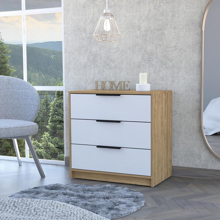 Washington White 3 Drawer Dresser