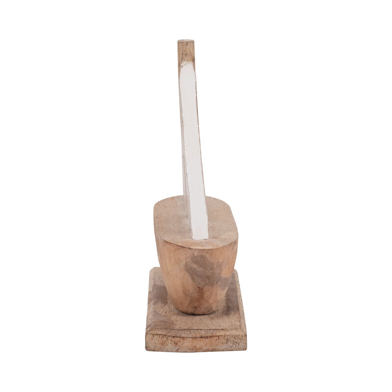 Wood 11" Sailboat image number 2