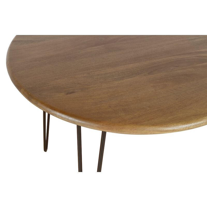 Jofran Brennan 42 Round Modern Contemporary Solid Wood Dining Table