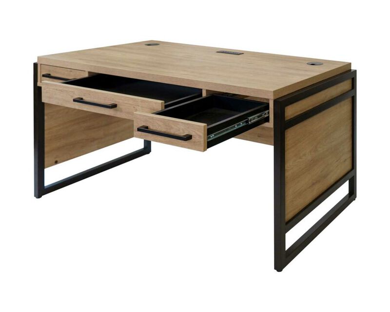 Mason 60" Writing Desk in Brown