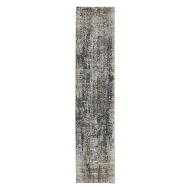 HomeRoots Abstract Distressed Runner Rug