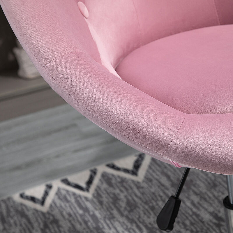Hivvago Height Adjustable Vanity Chair with Chrome Base image number 7