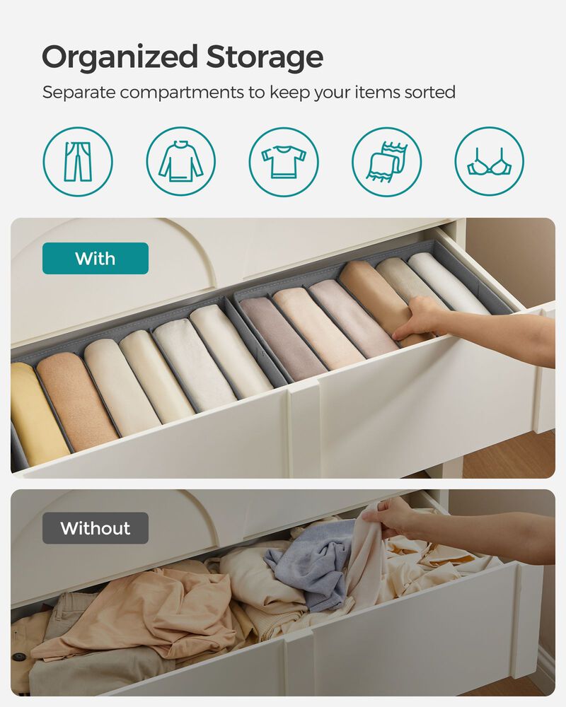 Versatile Wardrobe Clothes Organizer &ndash; Space-Saving Storage Solutions for Neat Closets