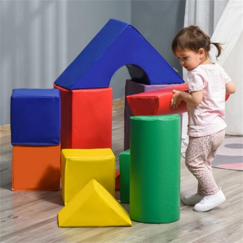 Kids' Soft Play Set Foam Climbing Blocks for Toddlers' Indoor Play & Motor Skill Development