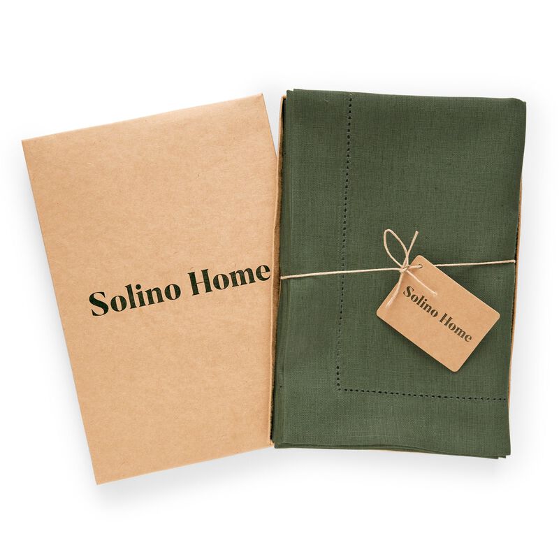 Linen Dinner Napkins - Medium Weight Hemstitch image number 2