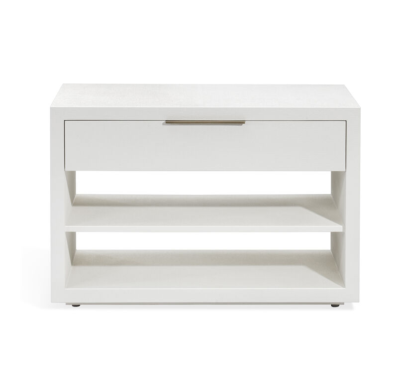 Montaigne Large Bedside Chest - White