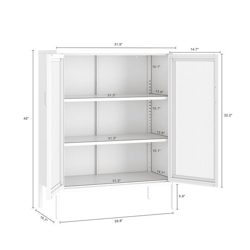 Amelia White Cabinet