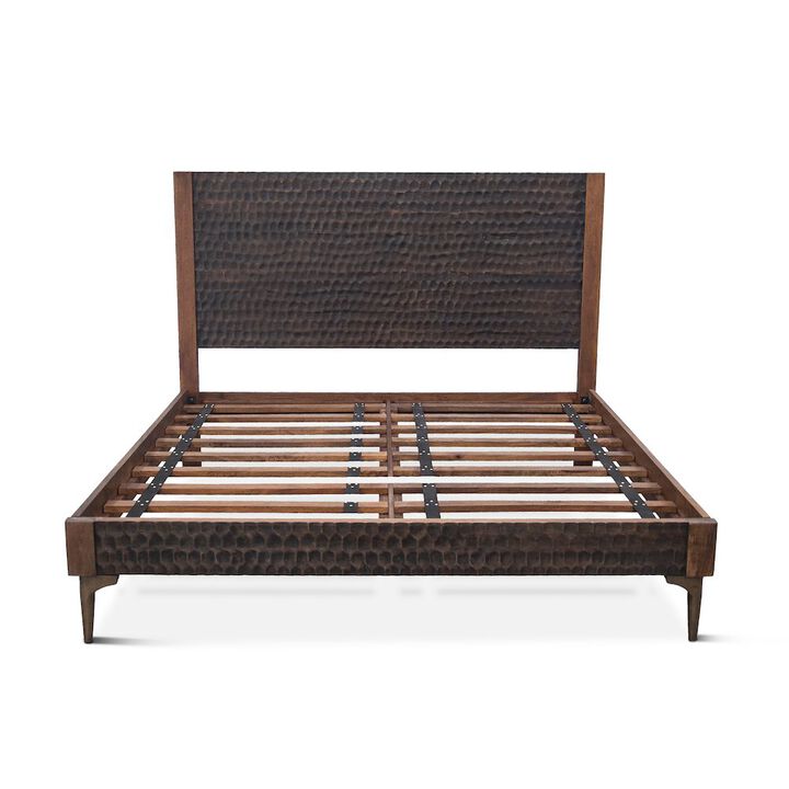 World Interiors Vallarta Two Tone Mango Wood King Bed