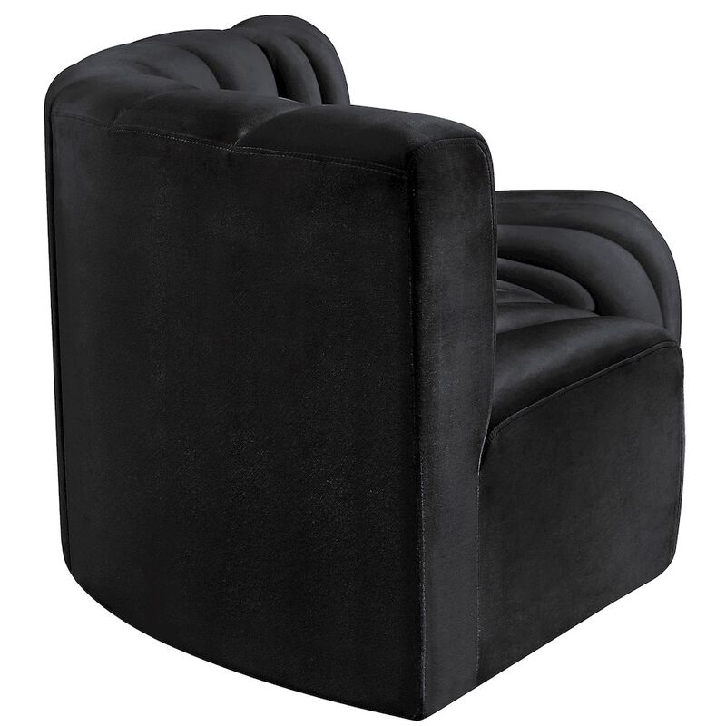 Meridian Furniture Arc Black Velvet Modular Sofa