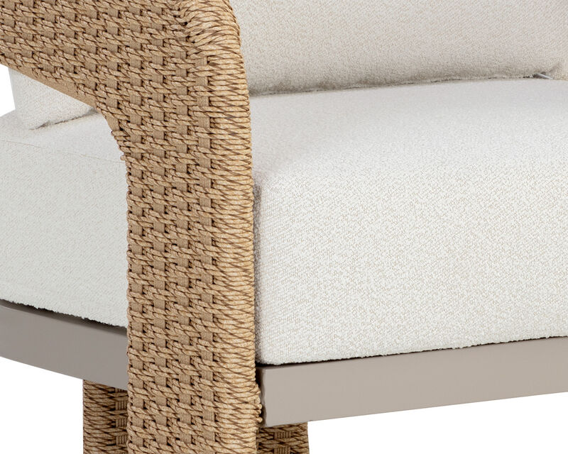 Kellan Natural Louis Cream Lounge Chair image number 5