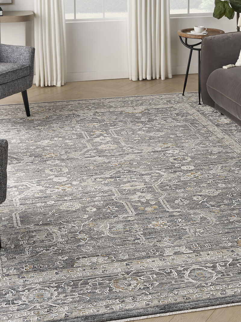 Lynx LNX03 Slate/Multicolor 7&rsquo;10&rdquo; x Round Rug