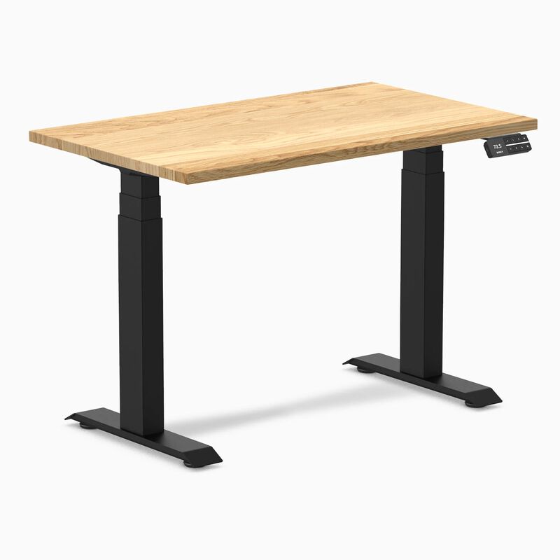 Desky Dual Mini Hardwood Sit Stand Desk image number 0