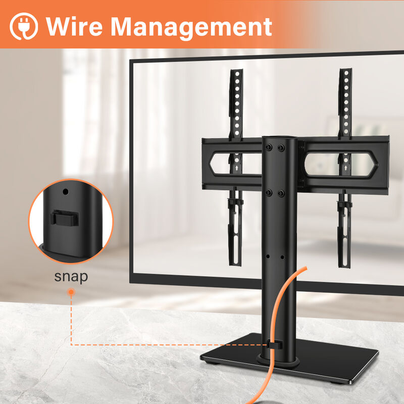 Universal TV Stand Suitable for 27 to 60- Televisions Height-Adjustable image number 6