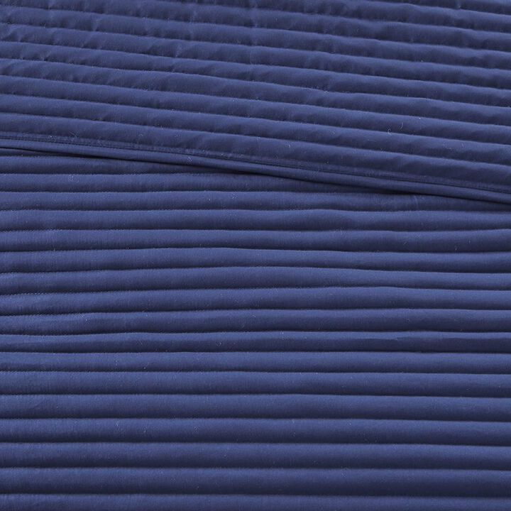Belen Kox Serene Watercolor Stripe Seersucker Comforter Set, Belen Kox
