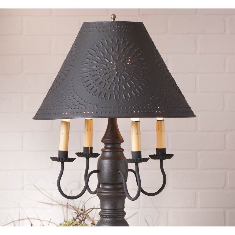 Bradford Lamp In Americana Black With Black Shade image number 2