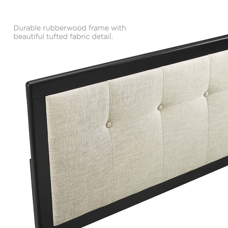 Modway - Draper Tufted Queen Fabric and Wood Headboard image number 4