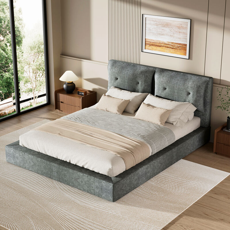 Zeck Upholstered Bed Frame image number 2