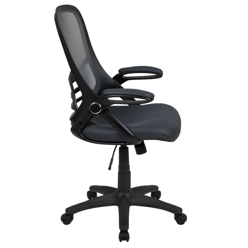 Porter High Back   Mesh Ergonomic Swivel Office Chair with Frame and Flip-up Arms image number 7